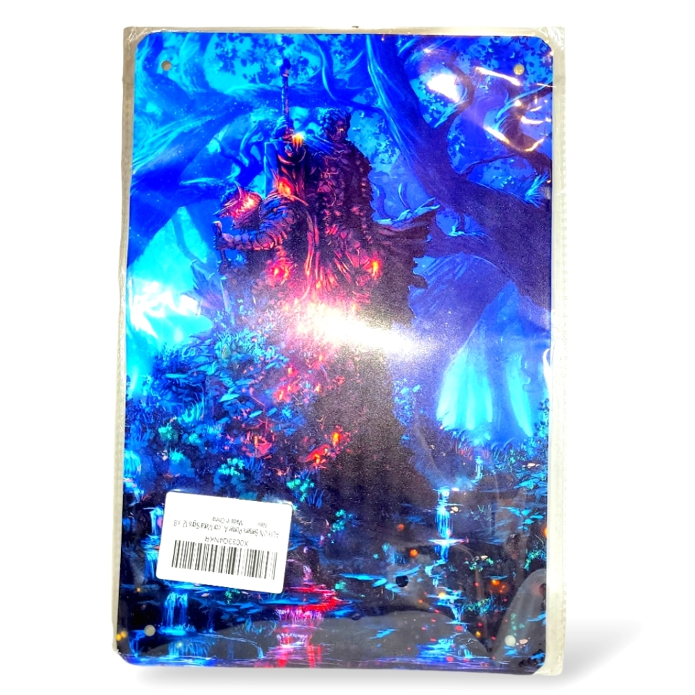 Bezerk Black Swordsman Metal Anime Tin Sign